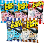 Eiffel Bon Bons Variety 5 Pack, 4 Ounce Each (Pack of 5) Caramel, Blue Raspberry, Cherry & Strawberry, Chewy Candy Snack, The Hampton Popcorn & Candy Company