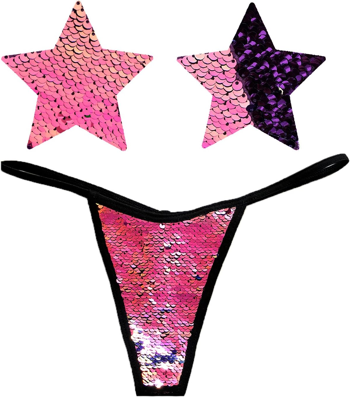 Neva Nude Naughty Knix G String with Matching Nipztix Pasties