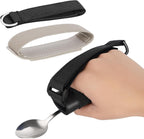 3 Pack Universal Cuff, Universal Hand Strap for Holding Utensils, Eating Assistance Cuff for Weak Grip & Limited Mobility (3 Different Designs to Suit Various preferences)