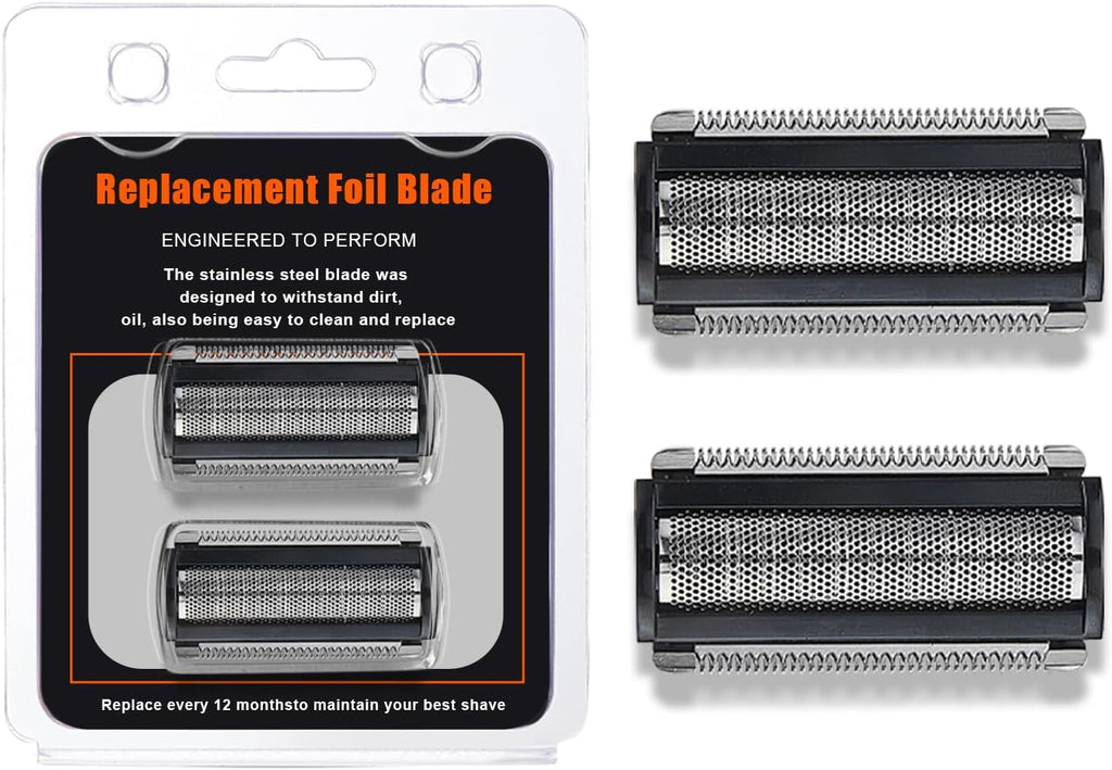 2 Pack Replacement Foil Blade Compatible with MANSCAPED The Lawn Mower 5.0 Ultra Hair Trimmer