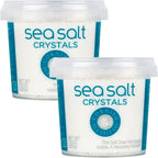 Cornish Sea Salt Mineral Crystals | Cooking & Hydration | Hand-Harvested in Celtic Waters | 7.9 oz Resealable Tub (Pack of 2)