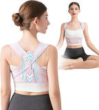 Posture Corrector For Women, Adjustable Back Brace For Posture, Back Posture Corrector Providing Pain Relief From Lumbar, Neck, Shoulder, And Clavicle, Back (S/M Upper Waist 27-35 Inch)