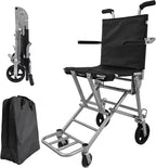 Wheelchair for Adults,Transport Wheelchair Lightweight Foldable,Weighing only 13.3 pounds,Portable Folding Travel Transfer Wheel Chairs for Seniors
