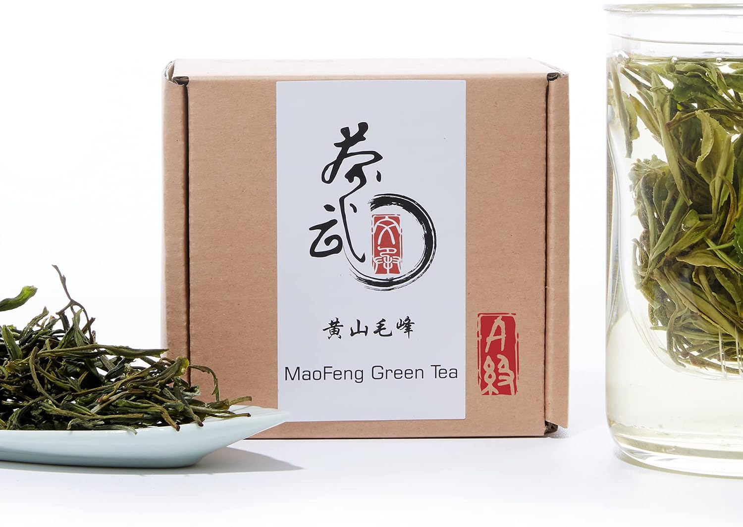 ChaWuWarmSun-[A] MaoFeng Green Tea Loose leaf,1.75oz/50g,HuangShan Mao Feng Chinese Tea
