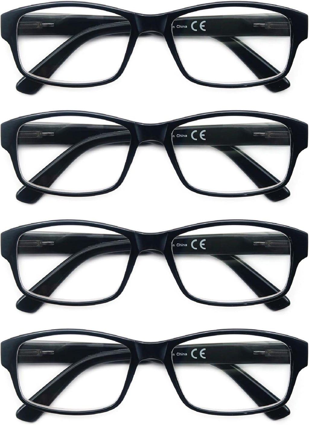HEEYYOK 2.25 Reading Glasses Men Large Readers For Men Wide Black XXL Reader Oversized Frame Cheaters Reading Glasses For Mens Comfort Spring Hinge