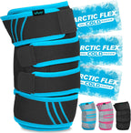 Vive Knee Ice Pack Wrap - Cold/Hot Gel Compression Brace - Heat Support Strap for Arthritis Pain, Tendonitis, ACL, Athletic Injury, Osteoarthritis, Women, Men, Running, Meniscus and Patella Surgery