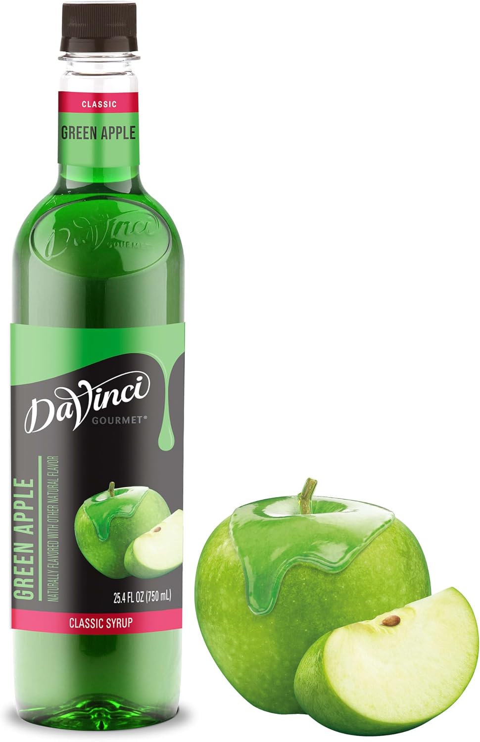 DaVinci Gourmet Green Apple Syrup, 25.4 Fluid Ounces (Pack of 1)