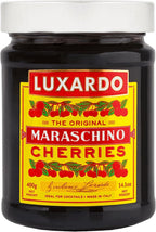 Luxardo Gourmet Cocktail Maraschino Cherries | for Old Fashioned, Manhattan and Desserts | Packed in Special Protective Bubble, 400G Jar