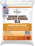 1 Pound Sodium Lauryl Sulfate (SLS) Powder | High Foaming Surfactant for Soap Making, Shampoo & Cleansers – Powerful Lathering Agent for Personal Care Formulations | 1 Pound / 16oz