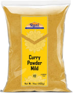 Rani Curry Powder Mild (10-Spice Authentic Indian Blend) 14oz (400g) ~ All Natural | Salt-Free | NO Chili or Peppers | Vegan | No Colors | Gluten Friendly | NON-GMO | Kosher | Indian Origin