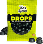 Gustaf's Dutch Licorice Drops - 5.2oz Bag - Sweet Black Licorice Drops - Dutch Candy from Netherlands - Sweet Black Liquorice Treats