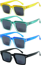 Eyekepper 4-pack Bifocal Reading Glasses for Women - Ladies Stylish Bifocal Readers