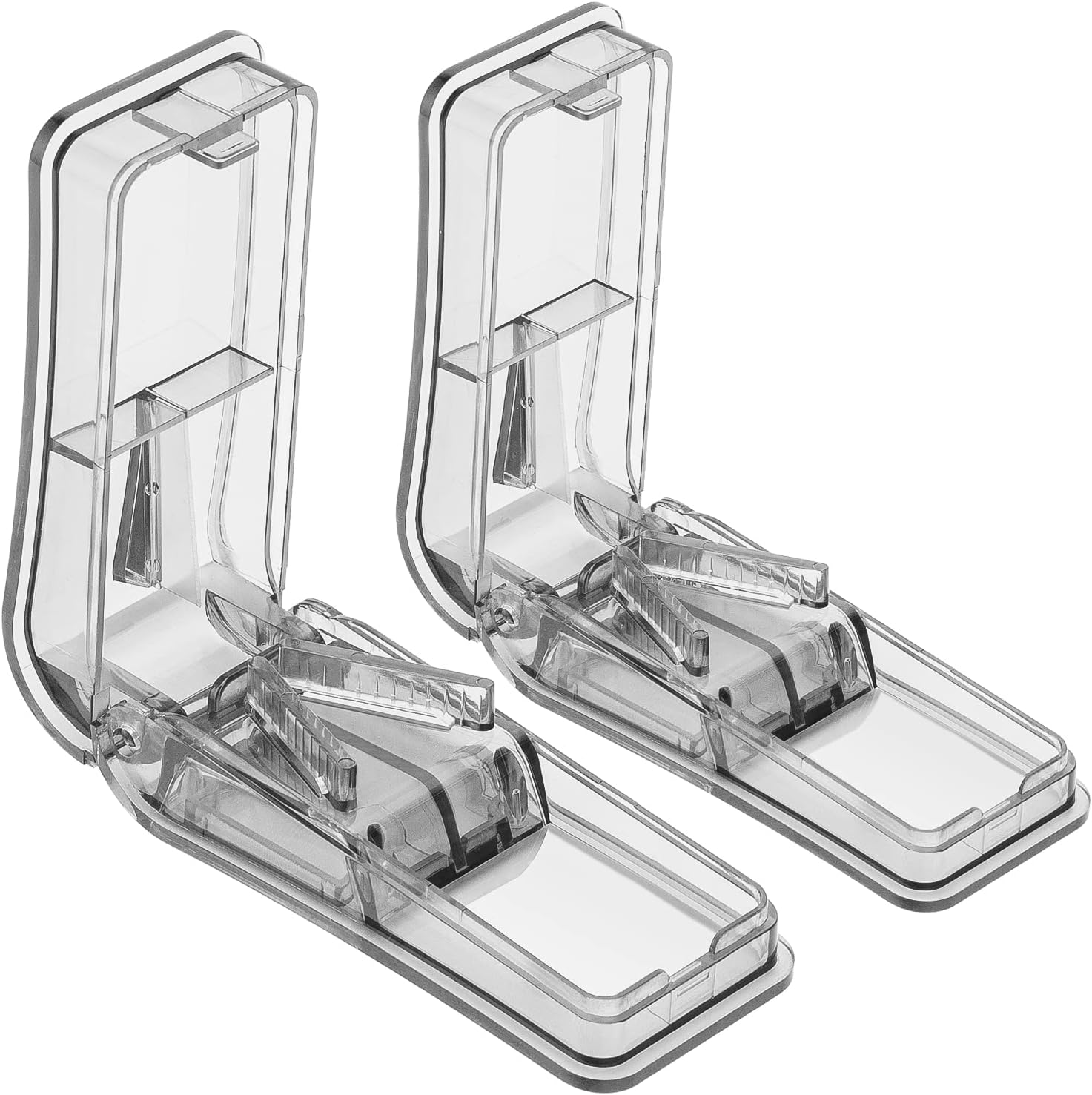 AVIDACE 2PCS Pill Cutter, Professional Pill Splitter for Cutting Small Pills or Large Pills in Half
