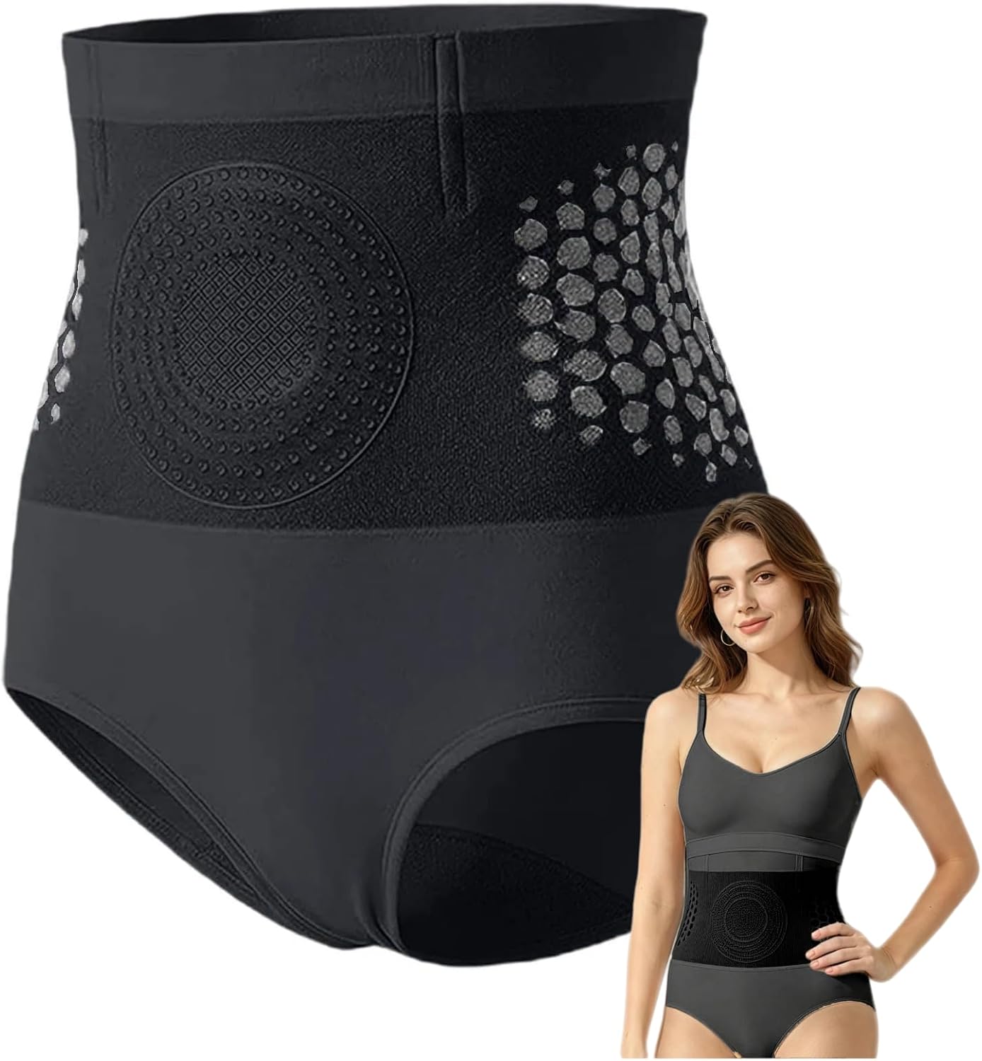 Fat Burning Sculpting Shorts Women 4-in-1 Micro-Particle Thermogenic Underwear High Waist Tummy Control Compression Yoga Pant