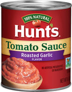 Hunt’s Tomato Sauce with Roasted Garlic, Perfect for Chili & Soups, 8 oz. Can (Pack of 6)