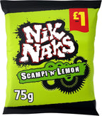 Nik Naks Scampi 'n Lemon 20x75g £1 pmp