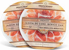 Monte Nevado Jamon Iberico Grain-Fed - (Cebo) 50% Iberico - 3oz Each, Pack of 2 units, Pre-Sliced Vacuum Packed Spanish Dry-Cured Ham - Tapas & Charcuterie Ready, Friends and Family Moments