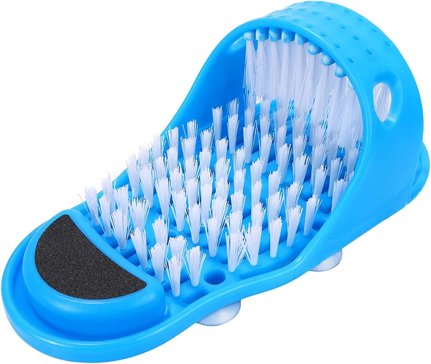 Magic Feet Cleaner Brush Simple Foot Scrubber Feet Shower Spa Easy Feet Cleaning Slipper Exfoliating Foot Massager Brush for Unisex Adults, 1 Pack