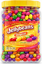 Jelly Beans Juicy Fruit Flavored Chewy Candy Bulk Jar 54oz | Colorful Sweet Treat for Easter Egg Hunts Basket Stuffer Filler Party Favor Gift Snack