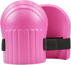 Gardening Knee Pads for Women and Men - Lightweight Waterproof Foam, and Easy Fit Knee Pads for Gardening with Adjustable Hook'n'Loop Straps - Perfect Womens for Work (Pink)