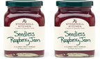 Stonewall Kitchen Seedless Raspberry Jam, 12.5 Ounces (Pack of 2)