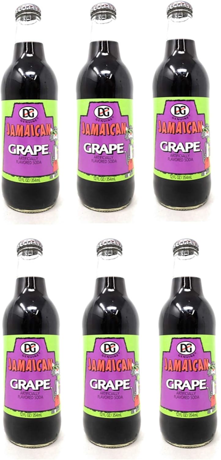 Genuine Jamaican Flavored Soda 6 Packs (Grape)