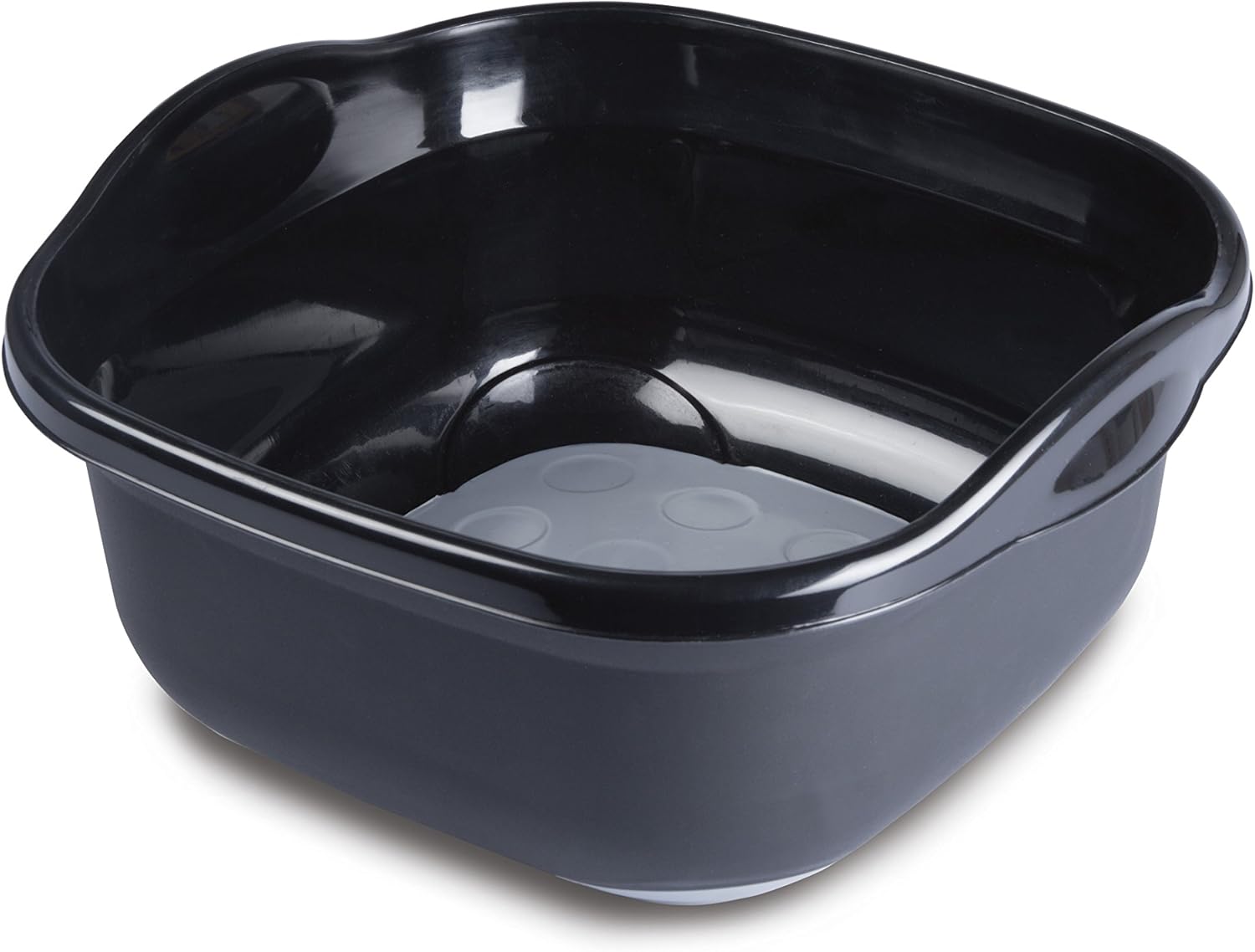 Addis Soft Touch Washing Up Bowl, Black/Grey