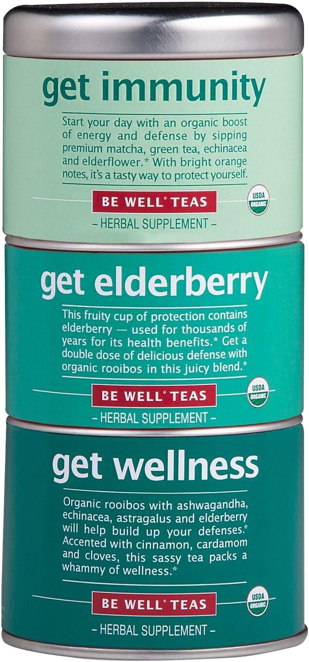 The Republic of Tea: Wellness Stackable Tin Herbal Tea, 42 Tea Bags