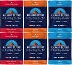 Kalahari Biltong Variety Pack – 6 Pack (Peri Peri, Garlic, classic Original) – High Protein, Low Carb, Gluten Free, Keto-Friendly Snack