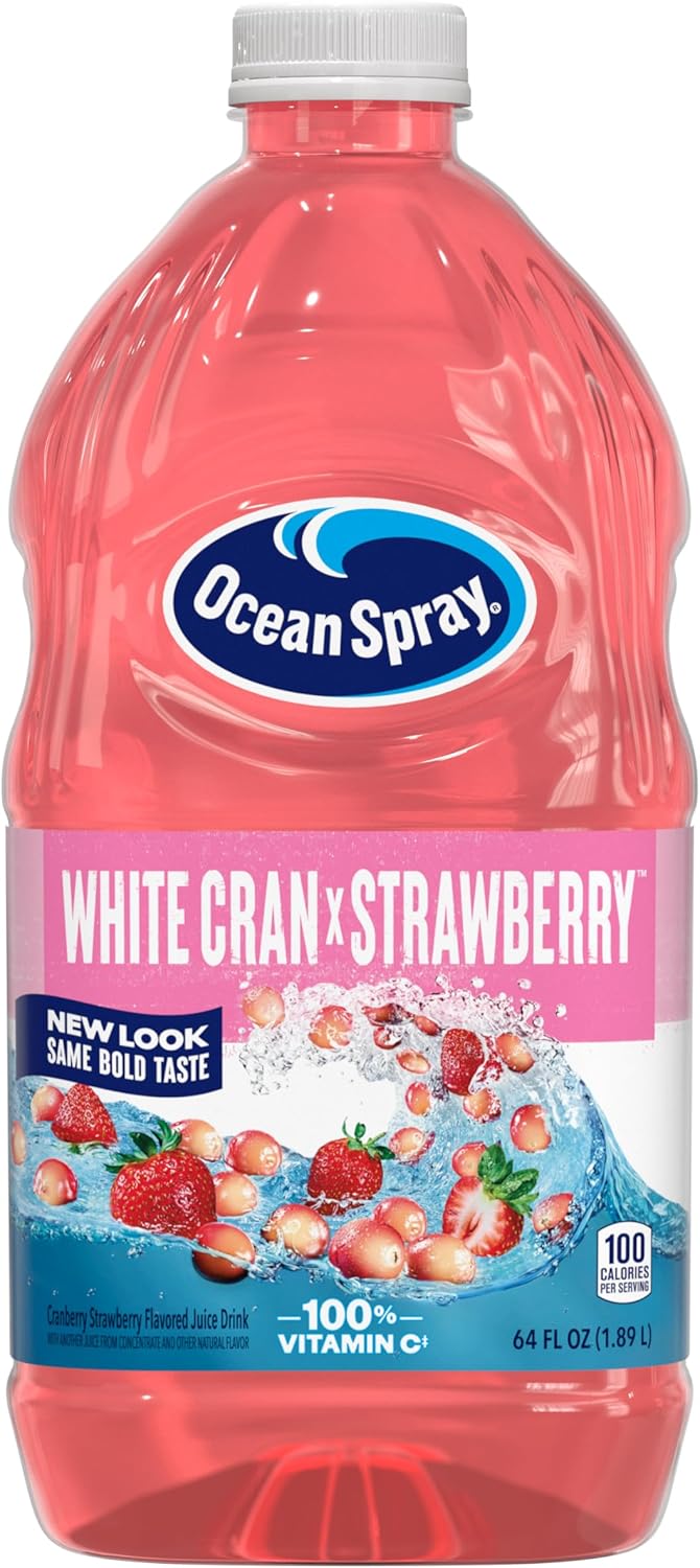 Ocean Spray® White Cran-Strawberry Juice Drink, 64 Fl Oz Bottle (Pack of 1)