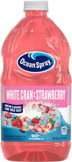 Ocean Spray® White Cran-Strawberry Juice Drink, 64 Fl Oz Bottle (Pack of 1)