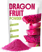CCNature 4oz Dragon Fruit Powder, Pitaya powder | Natural food coloring | Great Flavor for Baking, Drinks, Dragonfruit Syrup, Smoothies | No Sugar & Additives, Non-GMO & Vegan Friendly