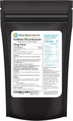 Prescribed For Life, Natural Sodium Bicarbonate (Baking Soda) Powder, 1 Lb Pouch
