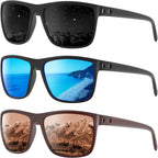 Polarized Sunglasses Men Women, Mens Sunglasses Lightweight UV Sun Glasses for Fishing Driving Golf