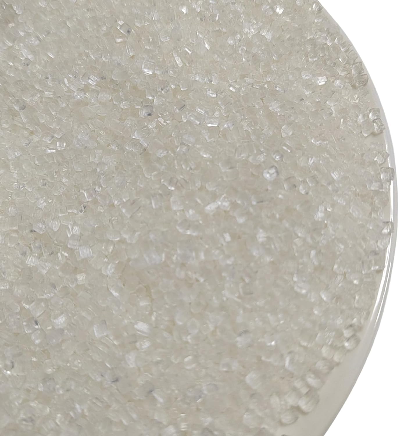 White Sugar Sprinkles, Edible Crystal Rock Sugar for Baking, Cupcakes Topper, Cookies Cake Decorating, Ice Cream Topping, Birthday Party Valentines Christmas Supplies