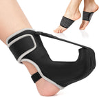 Plantar Fasciitis Night Splint Sock Upgraded Plantar Fasciitis Brace for Women Men with Arch Support for Achilles Tendonitis Foot Drop Heel Spur Pain Relief Black (Small)