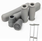 Replacement Crutch Pads, AHIER Padding for Walking Arm Crutches, Hand Grips, and Feet Caps, Fits Standard Aluminum Crutches 6 Pieces-Set