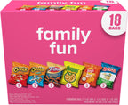Frito-Lay Snacks Variety Pack, Family Fun Mix, Single Serve Snack Bags, (18 Pack), Ruffles, Fritos, Cheetos, Lay's, Funyuns, Chips