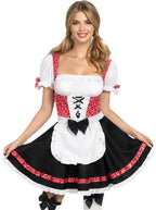 Spooktacular Creations Women Oktoberfest Costume, Dirndl Dress German Beer Girl Outfits for Halloween Party Beer Carnival