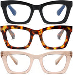 Oprah- Readers for Women - Stylis Style Reading Glasses with Blue Light Blocking and Spring Hinge