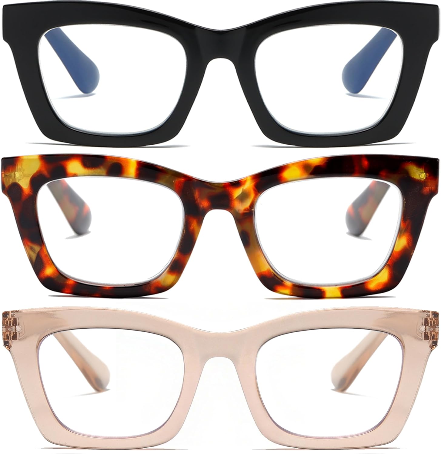 Oprah- Readers for Women - Stylis Style Reading Glasses with Blue Light Blocking and Spring Hinge