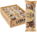 Lenka Bars - Cranberry Chocolate Snack Bars, Gluten Free, High Fiber, Kosher, Wholesome, No Artificial Flavors, Individually Wrapped - 12 Pack