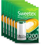 Sweetex Calorie Free Sweeteners 1200 per pack - Pack of 6