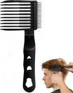 Blend Friend Fade Comb Set Black Professional Barber Combs for Men & Boys, Self Haircutting Tools for Fading & Blending, Salon or Home Use (Black 1PC)