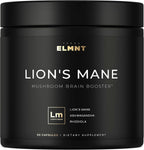 16x Strength Lions Mane Supplement Capsules Super Nootropic w. Ashwagandha & Rhodiola - Highest Potency 16:1 Lion's Mane Mushroom Extract 50% Polysaccharides Brain Supplements for Memory and Focus