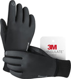 Winter Gloves Men Women Made with 3M Thinsulate, Lightweight Thermal Warm Gloves for Cold Weather with Touch Screen Fingers, Water Resistant Running Gloves for Cycling, Hiking, Driving