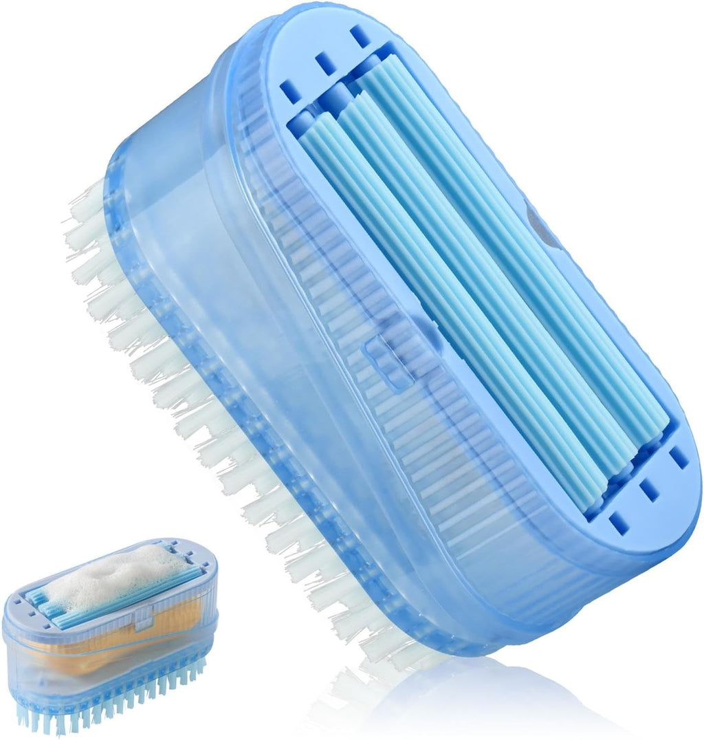 Multifunctional Laundry Soap Box for Soap Holder, Foaming Soaps Box with Roller Bubble Case, Portable Bar Dispenser Brush Storage Dispenser for Home Bathroom Kitchen, Keeps The Dry