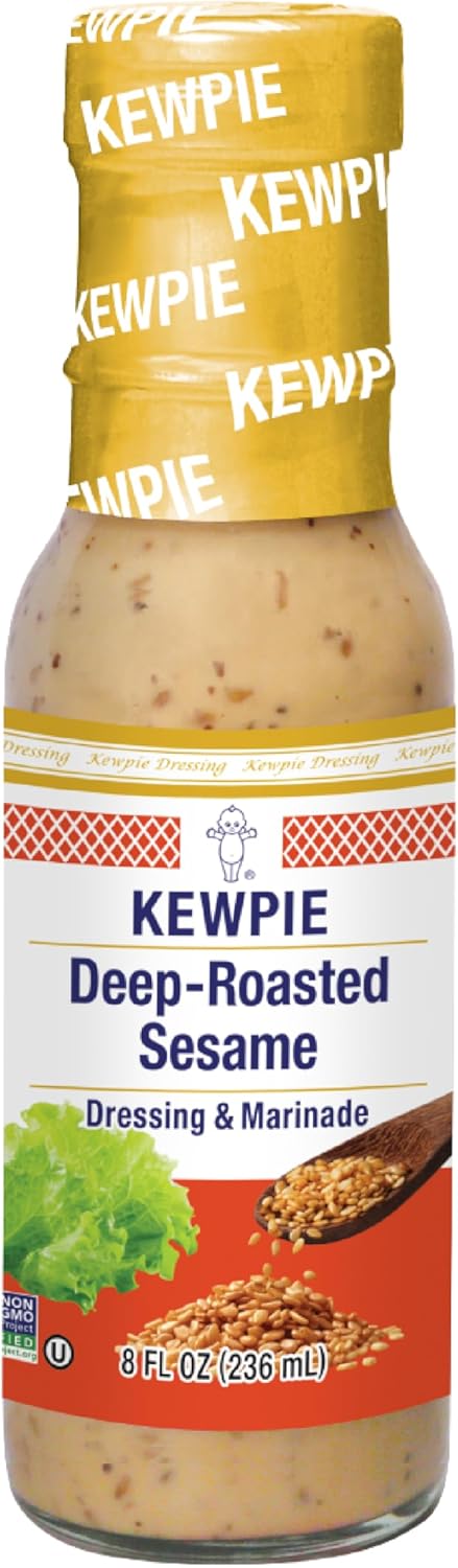 Kewpie Japanese Dressing Roasted Sesame 8 Oz.(Deep Roasted Sesame Dressing (Creamy), 8 Oz)