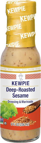 Kewpie Japanese Dressing Roasted Sesame 8 Oz.(Deep Roasted Sesame Dressing (Creamy), 8 Oz)