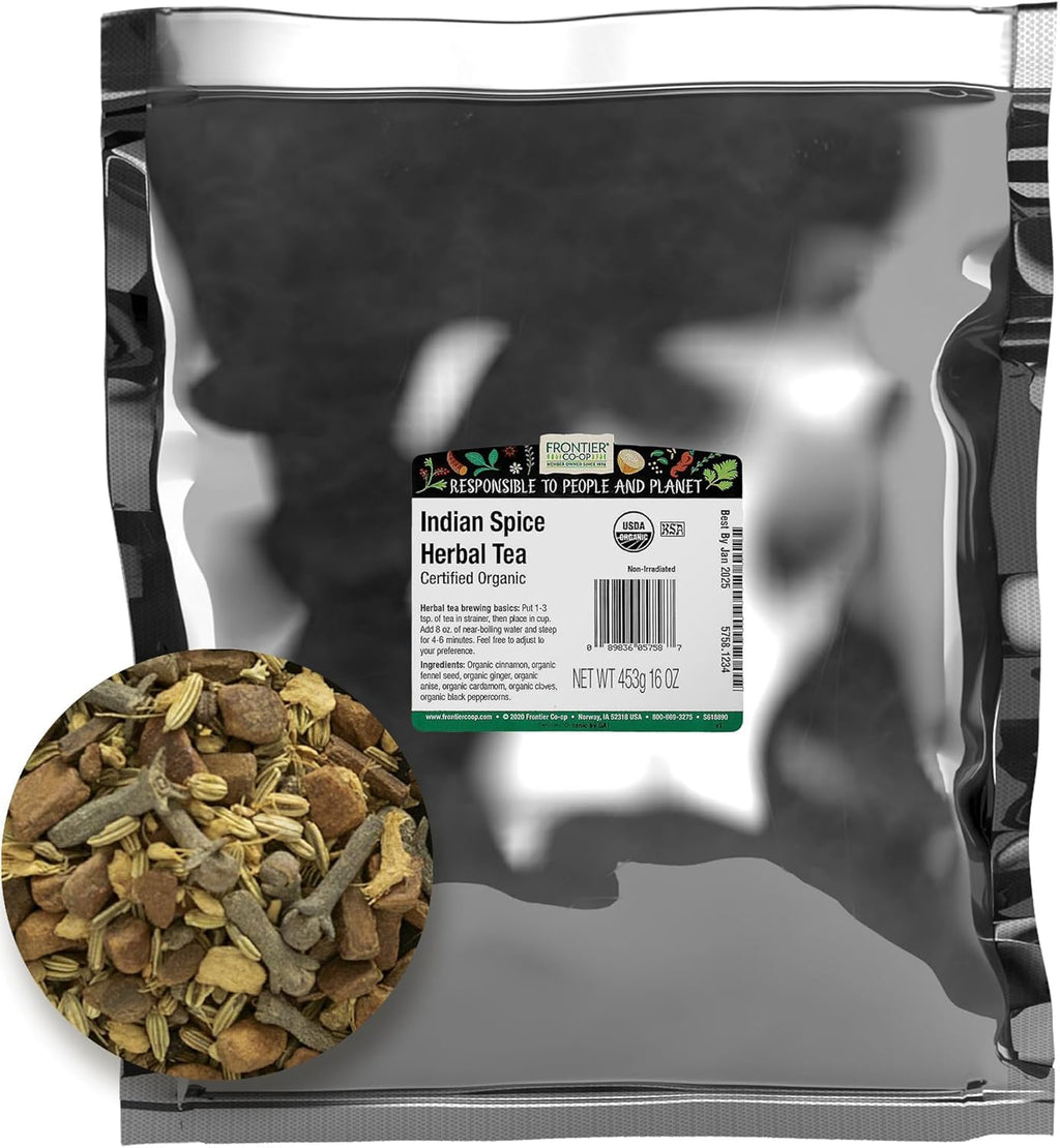 Frontier Co-op Organic Indian Spice Herbal Tea 1lb